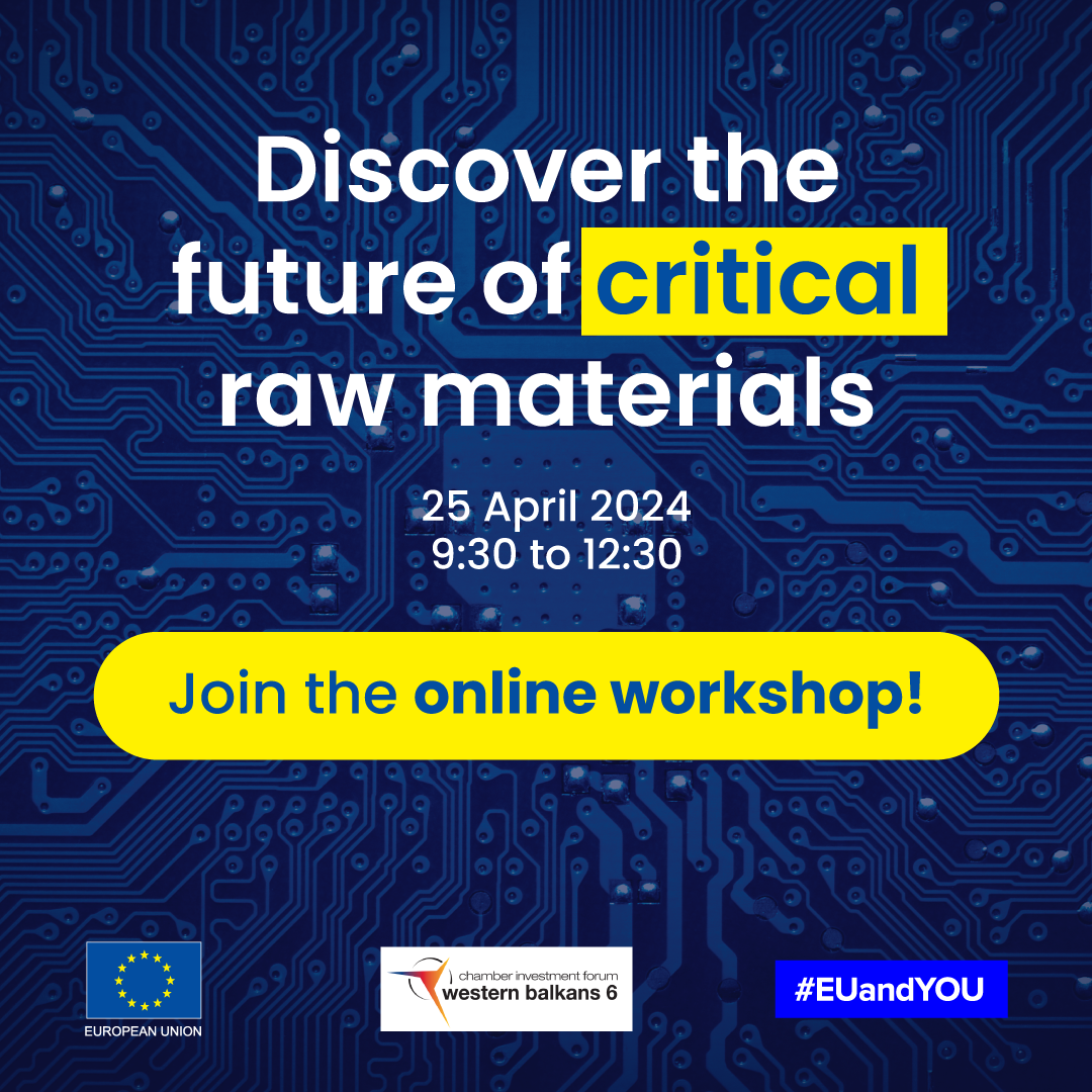 Critical Raw Materials potential in the Western Balkans Region: Online Workshop
