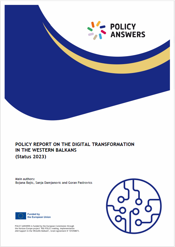 POLICY ANSWERS Policy Report and Brief: Digital Transformation in the Western Balkans